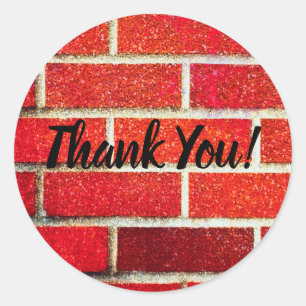 Adesivo Festa de Natal do Red Brick e Glitter