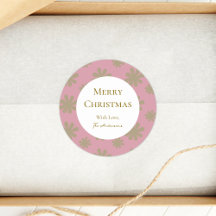 Festa de Natal Dourada e cor-de-rosa com sabor agr