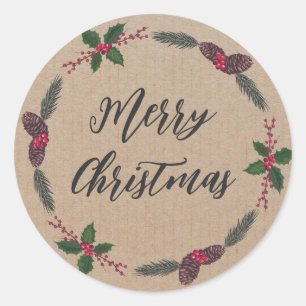 Adesivo Festa de Natal Personalizada Feliz Natal