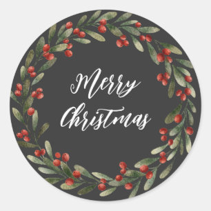 Adesivo Festa de Natal Personalizada Feliz Natal