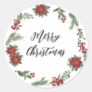 Adesivo Festa de Natal Personalizada Feliz Natal