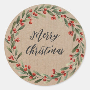 Adesivo Festa de Natal Personalizada Feliz Natal
