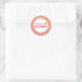 Adesivo Festa de Pizza Aniversário Infantil