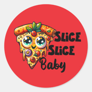 Adesivo Festa de pizza engraçada