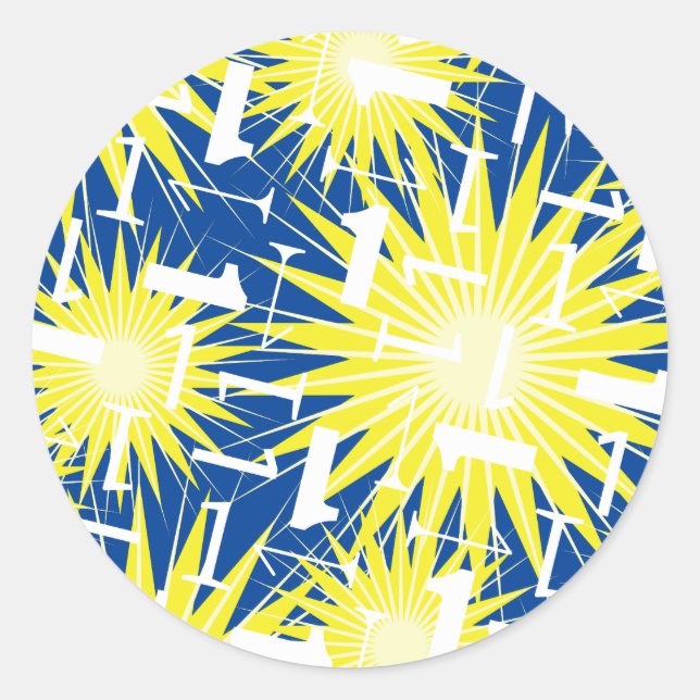 Adesivo Festa de primeiro aniversario Cópula Maravilhosa (Frente)