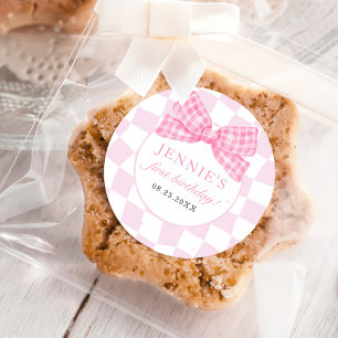 Adesivo Festa de primeiro aniversario de Coquetes de Arco