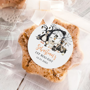 Adesivo Festa de primeiro aniversario de Ganso Spooky no H