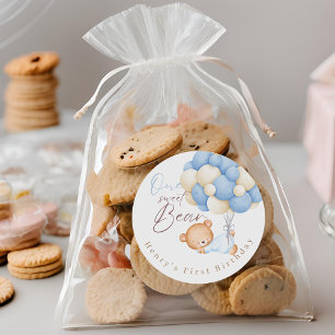 Adesivo Festa de primeiro aniversario de Garoto de Aquarel