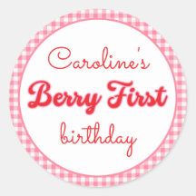 Festa de primeiro aniversario de Morango Berry Swe