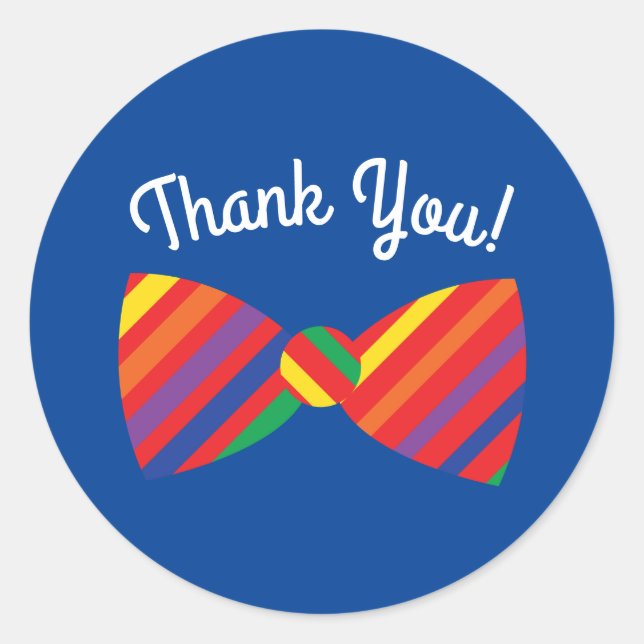 Adesivo Festa de primeiro aniversario do Arco-Íris-Arco-Ír (Frente)