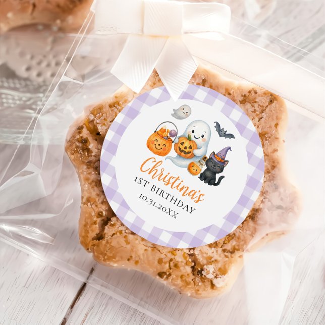 Adesivo Festa de primeiro aniversario do Fantasma (Criador carregado)