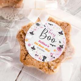 Adesivo Festa de primeiro aniversario do Halloween Ghost