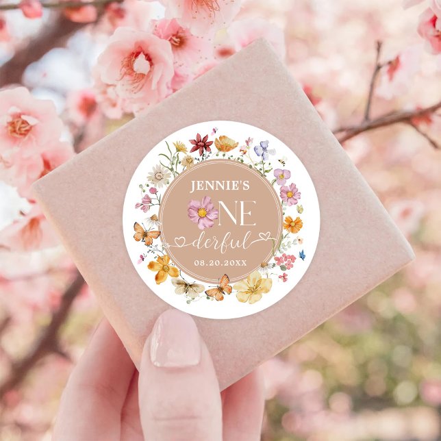 Adesivo Festa de primeiro aniversario Maravilhosa de Girdf (Criador carregado)