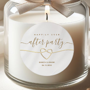 Adesivo Festa de Recepção de Casamento Felizes para Sempre