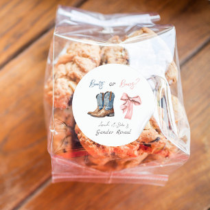 Adesivo Festa de Revelação do Gênero Cor-de-Rosa Azul