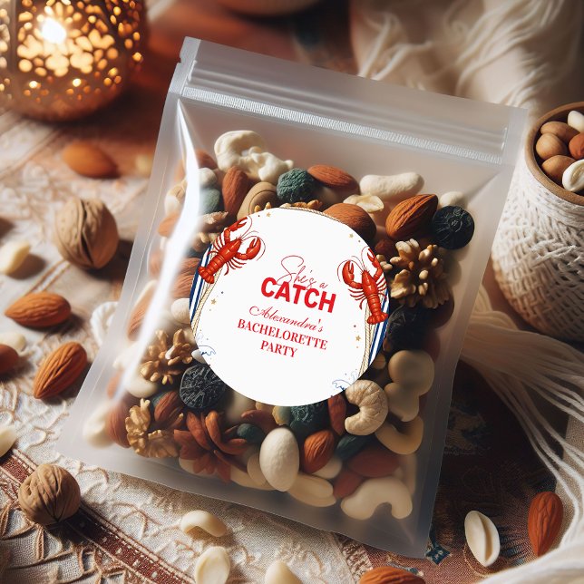 Adesivo Festa de Solteira de Lagosta Préps na Costa (Criador carregado)