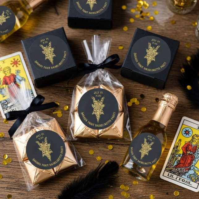 Adesivo Festa de Solteira Mystic Tarot (Criador carregado)