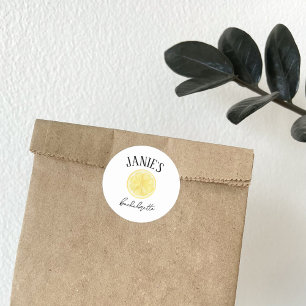 Adesivo Festa de Solteira na Costa Amalfitana   Limão