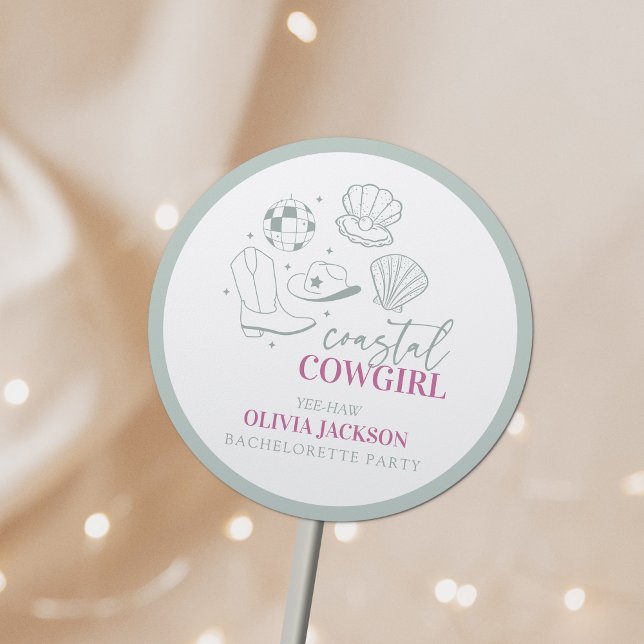 Adesivo Festa de solteira Náutica Costeira Moderna (Criador carregado)