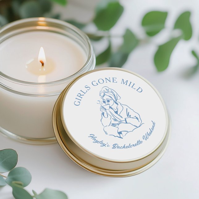 Adesivo Festa de Solteira Spa Garotas Levadas (Criador carregado)