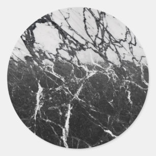 Adesivo Festa de Trendência do Glam Moderno do Marble Negr