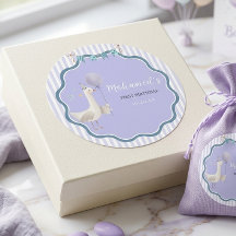 Festa de Um Ano da Purple Goose Personalizada para