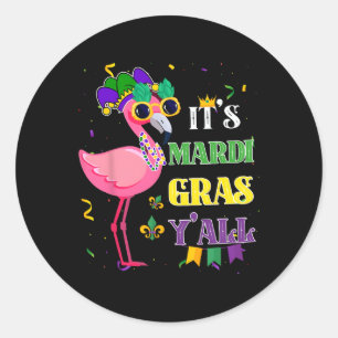 Adesivo Festa do Carnaval Encantada Idea Flamingo Mardi Gr