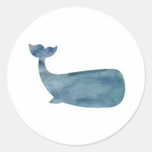 Adesivo Festa do Oceano Náutico de Baleia Obrigado, Vaque