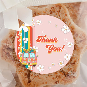 Adesivo Festa do primeiro aniversario Retroativo do Arco-Í