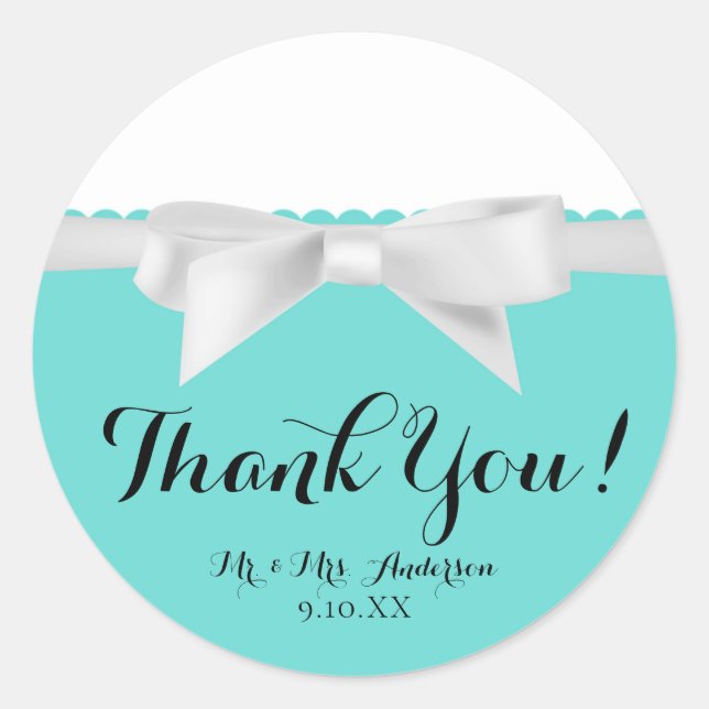 Adesivo Festa Doce 16 Anos Glam Moderno Laço Branco Audrey (Frente)