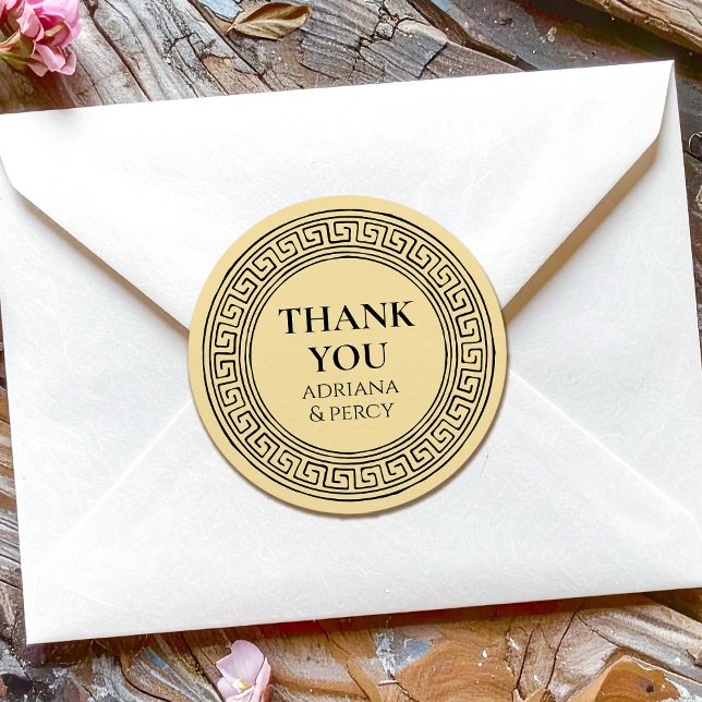 Adesivo Festa Grega de Agradecimento (Criador carregado)