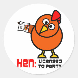 Adesivo Festa Hen