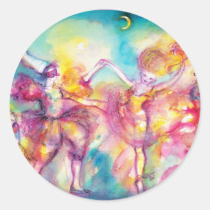 Adesivo FESTA MASCARADA,Máscaras Mardi Gras,Dança,Músic