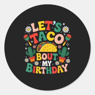Adesivo Festa Mexicana Cinco De Maio Vamos Deixar Taco Sob