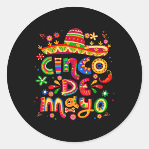 Adesivo Festa Mexicana Cinco De Mayo Celebre 5 De Maio M