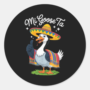 Adesivo Festa Mi Goose Ta Amantes de Ganso Engraçados Cinc
