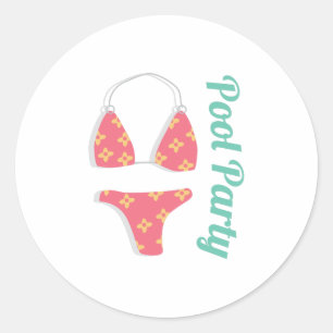 Adesivo Festa na piscina