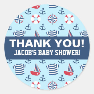 Adesivo Festa Náutica de Âncora de Navio de Navegação Cega