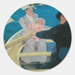 Adesivo Festa Náutica de Mary Cassatt, Arte Fino Antigo
