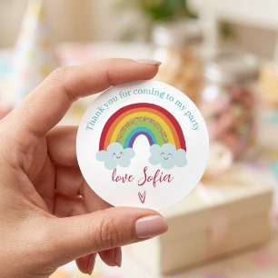 Adesivo Festa Personalizada de Ação de Graças pelo Anivers