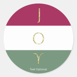 Adesivo Festa Personalizada de Feriado de Feriado de Bloco