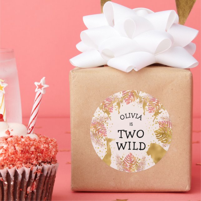 Adesivo Festa segundo aniversário das Meninas Pastel Rosa  (Festa)