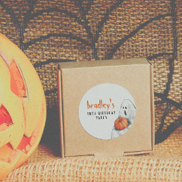 Adesivo Festa Spooktacular de Halloween, Favor de Aniversá