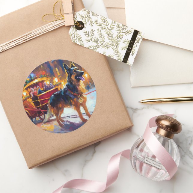 Adesivo FESTIE german shepherd Natal (Presentear)