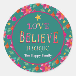 Adesivo Festiva Festiva Acreditada no Natal