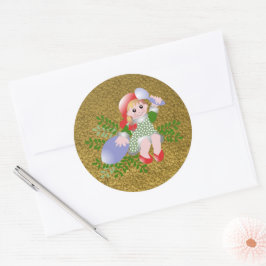 Adesivo Festiva Festiva, Bonita Garota de Natal