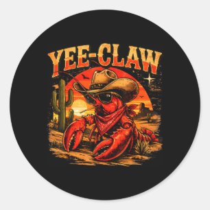 Adesivo Festival de frutos do mar cajun Yee Claw Funny Cra