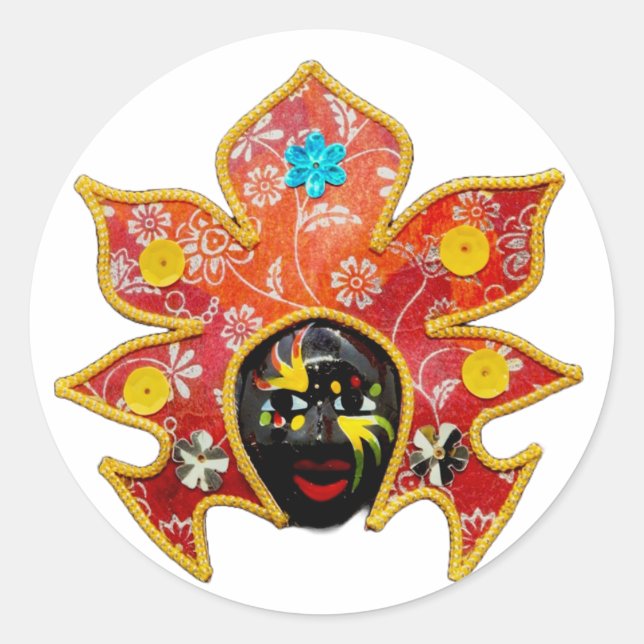 Adesivo Festival Masskara da Cidade de Bacolod (Frente)