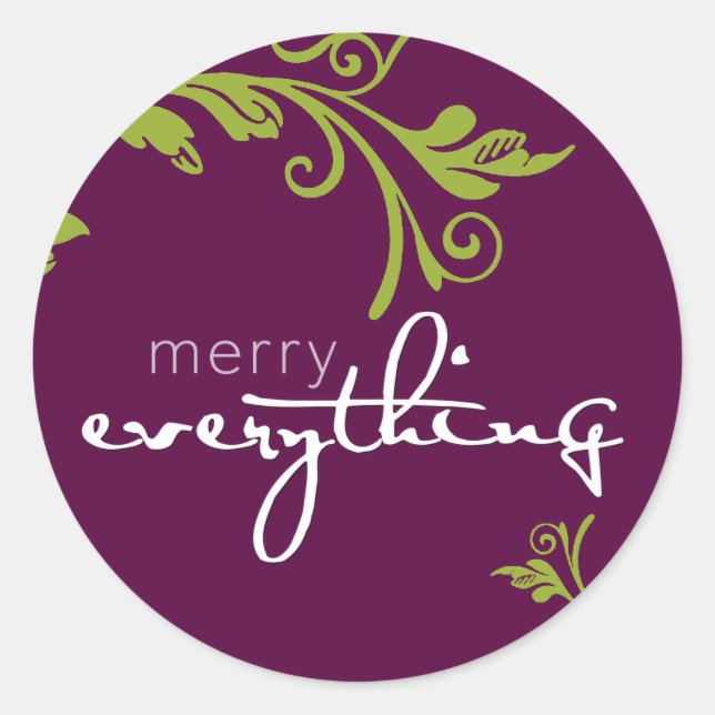 Adesivo FESTIVE STICKER SEAL: negrito 3A (Frente)