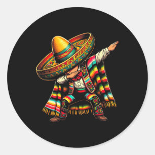 Adesivo Festivo Cinco De Mayo Dabbing Boy Dance Fu